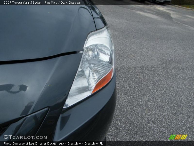 Flint Mica / Dark Charcoal 2007 Toyota Yaris S Sedan