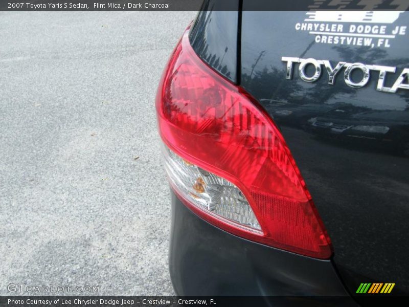 Flint Mica / Dark Charcoal 2007 Toyota Yaris S Sedan