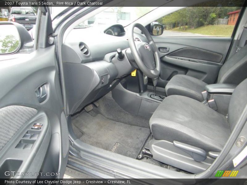 Flint Mica / Dark Charcoal 2007 Toyota Yaris S Sedan