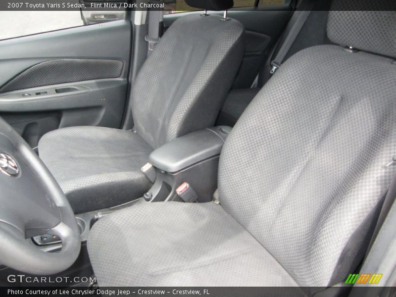 Flint Mica / Dark Charcoal 2007 Toyota Yaris S Sedan