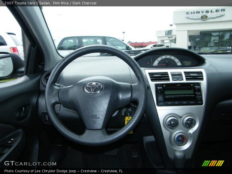 Flint Mica / Dark Charcoal 2007 Toyota Yaris S Sedan