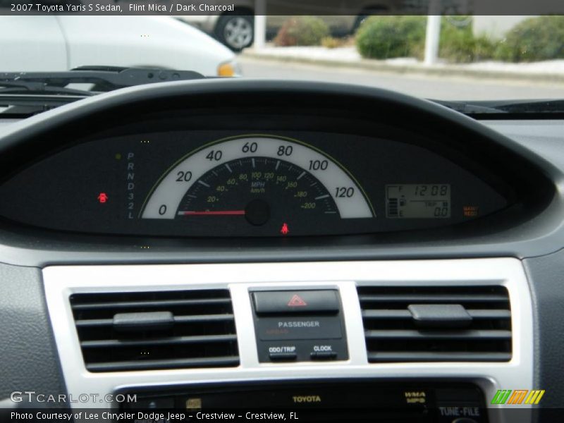 Flint Mica / Dark Charcoal 2007 Toyota Yaris S Sedan