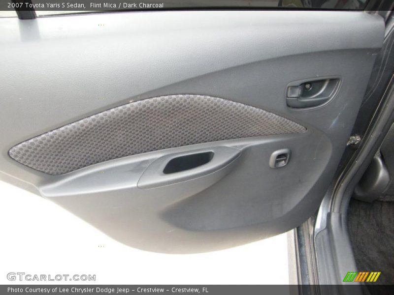 Flint Mica / Dark Charcoal 2007 Toyota Yaris S Sedan