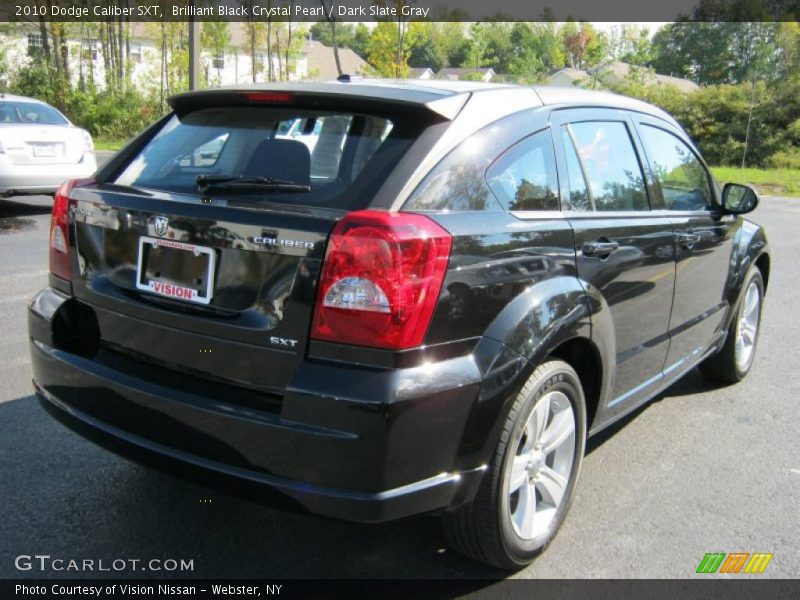 Brilliant Black Crystal Pearl / Dark Slate Gray 2010 Dodge Caliber SXT