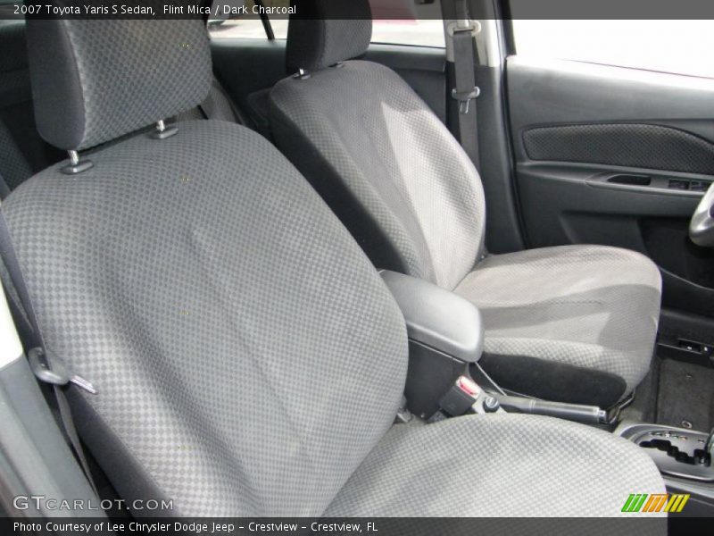Flint Mica / Dark Charcoal 2007 Toyota Yaris S Sedan