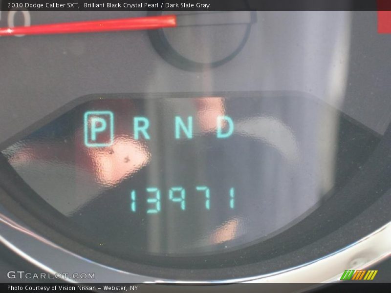 Brilliant Black Crystal Pearl / Dark Slate Gray 2010 Dodge Caliber SXT