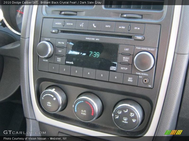Brilliant Black Crystal Pearl / Dark Slate Gray 2010 Dodge Caliber SXT