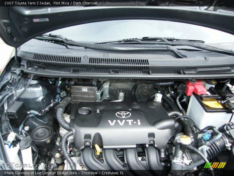 Flint Mica / Dark Charcoal 2007 Toyota Yaris S Sedan