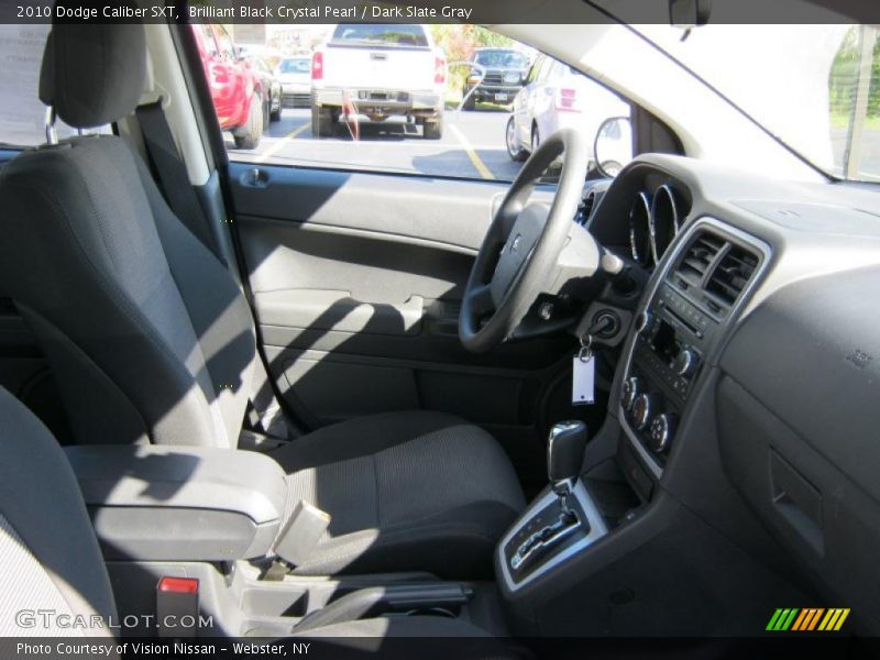Brilliant Black Crystal Pearl / Dark Slate Gray 2010 Dodge Caliber SXT