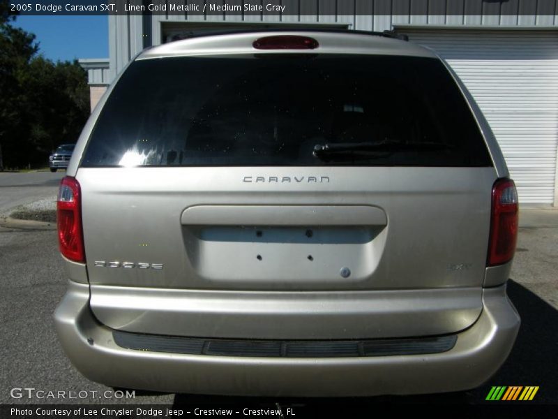 Linen Gold Metallic / Medium Slate Gray 2005 Dodge Caravan SXT