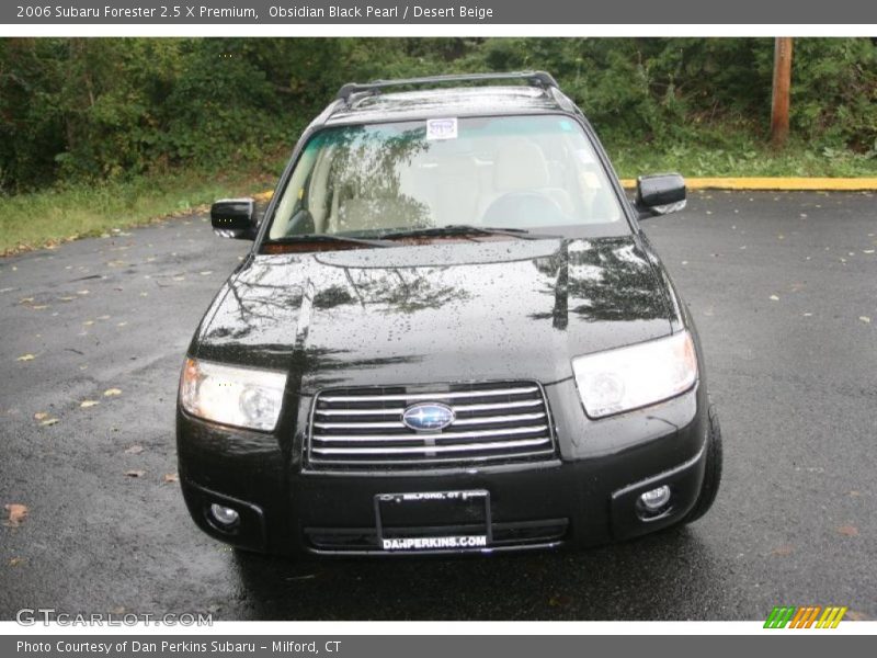 Obsidian Black Pearl / Desert Beige 2006 Subaru Forester 2.5 X Premium