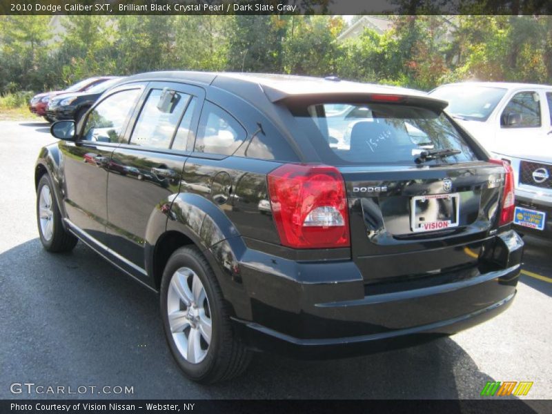 Brilliant Black Crystal Pearl / Dark Slate Gray 2010 Dodge Caliber SXT