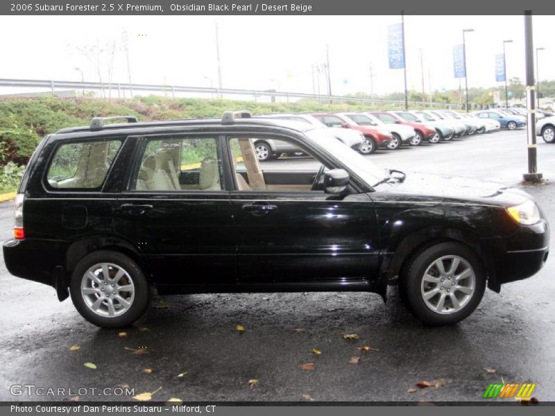 Obsidian Black Pearl / Desert Beige 2006 Subaru Forester 2.5 X Premium