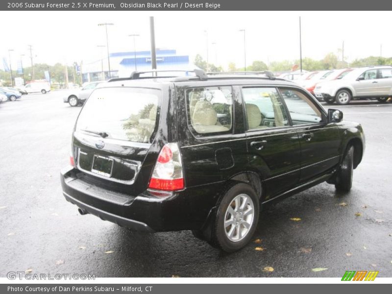 Obsidian Black Pearl / Desert Beige 2006 Subaru Forester 2.5 X Premium