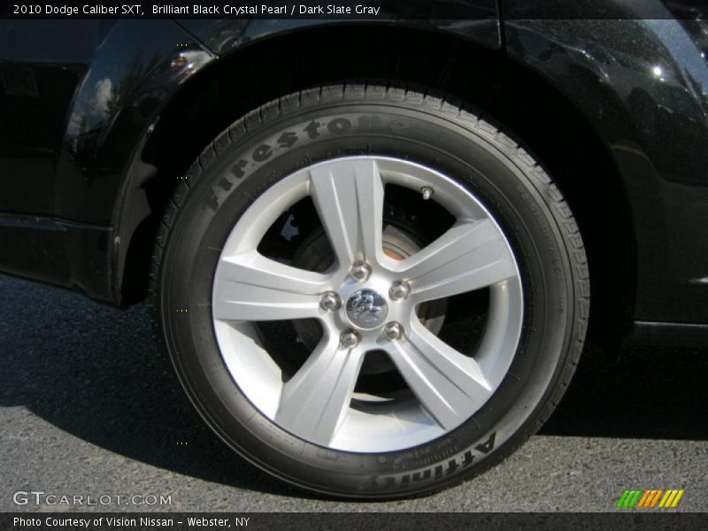 Brilliant Black Crystal Pearl / Dark Slate Gray 2010 Dodge Caliber SXT