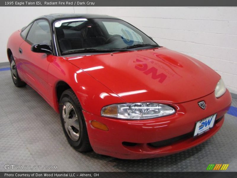 Radiant Fire Red / Dark Gray 1995 Eagle Talon ESi