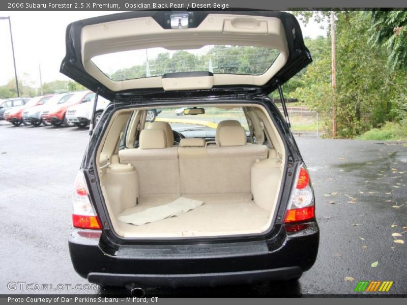Obsidian Black Pearl / Desert Beige 2006 Subaru Forester 2.5 X Premium