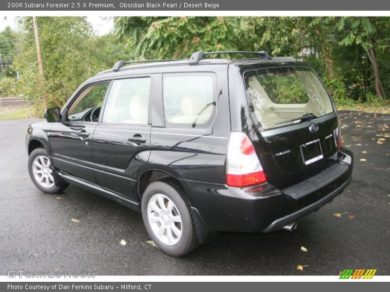 Obsidian Black Pearl / Desert Beige 2006 Subaru Forester 2.5 X Premium