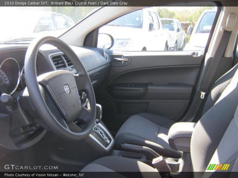 Brilliant Black Crystal Pearl / Dark Slate Gray 2010 Dodge Caliber SXT