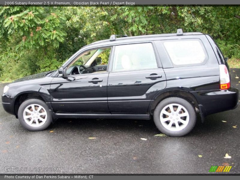 Obsidian Black Pearl / Desert Beige 2006 Subaru Forester 2.5 X Premium