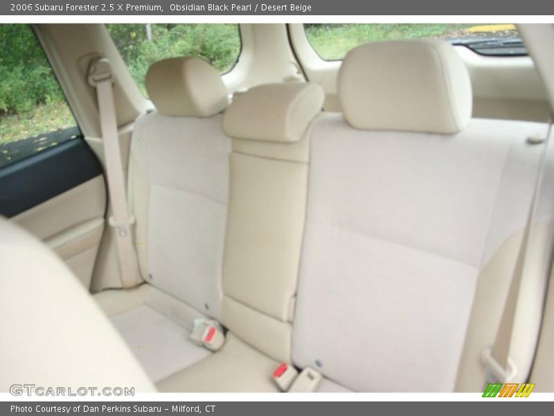 Obsidian Black Pearl / Desert Beige 2006 Subaru Forester 2.5 X Premium