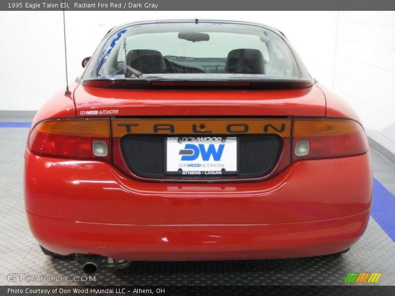 Radiant Fire Red / Dark Gray 1995 Eagle Talon ESi