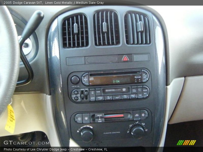 Linen Gold Metallic / Medium Slate Gray 2005 Dodge Caravan SXT