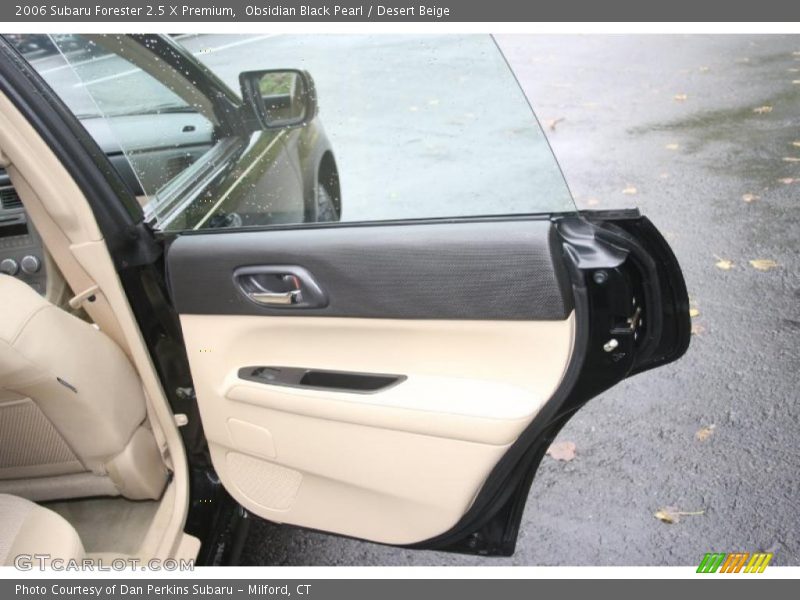 Obsidian Black Pearl / Desert Beige 2006 Subaru Forester 2.5 X Premium