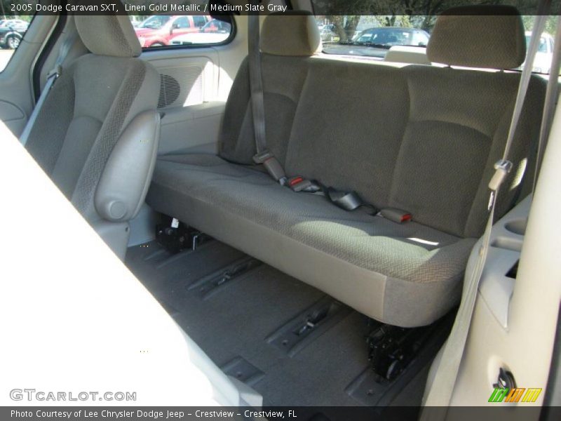Linen Gold Metallic / Medium Slate Gray 2005 Dodge Caravan SXT