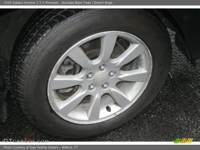 Obsidian Black Pearl / Desert Beige 2006 Subaru Forester 2.5 X Premium