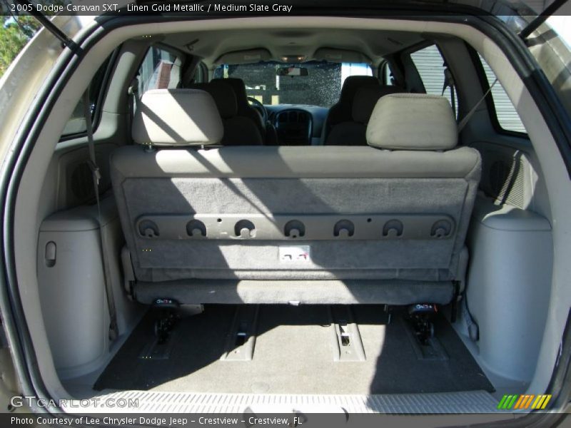 Linen Gold Metallic / Medium Slate Gray 2005 Dodge Caravan SXT