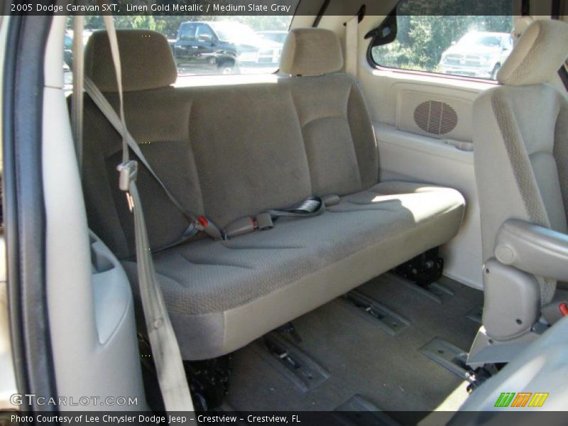 Linen Gold Metallic / Medium Slate Gray 2005 Dodge Caravan SXT