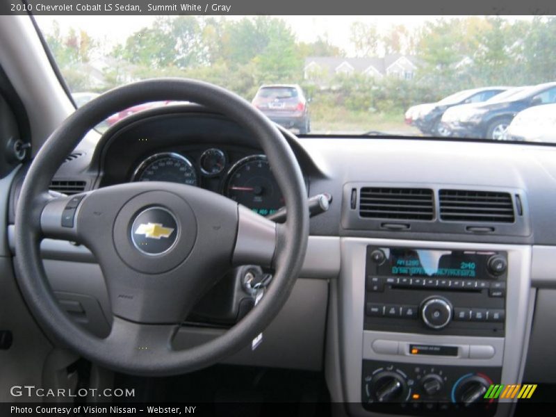 Summit White / Gray 2010 Chevrolet Cobalt LS Sedan
