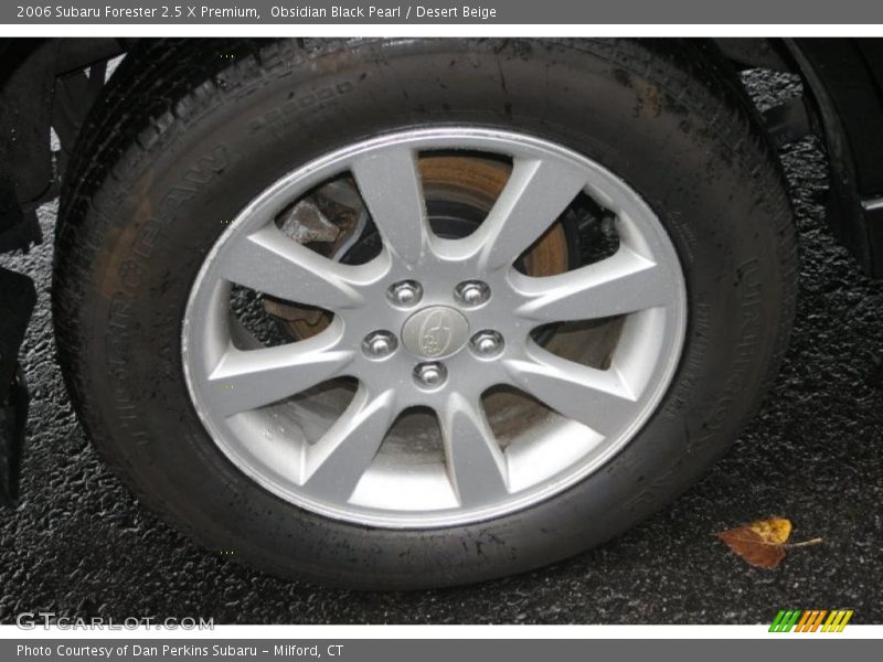 Obsidian Black Pearl / Desert Beige 2006 Subaru Forester 2.5 X Premium