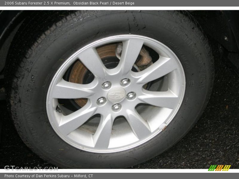 Obsidian Black Pearl / Desert Beige 2006 Subaru Forester 2.5 X Premium