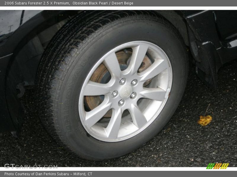 Obsidian Black Pearl / Desert Beige 2006 Subaru Forester 2.5 X Premium