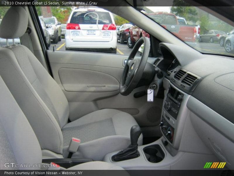Summit White / Gray 2010 Chevrolet Cobalt LS Sedan