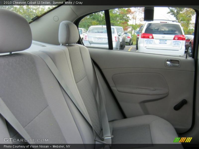 Summit White / Gray 2010 Chevrolet Cobalt LS Sedan
