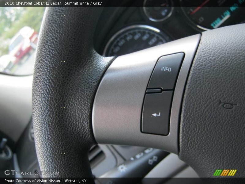 Summit White / Gray 2010 Chevrolet Cobalt LS Sedan