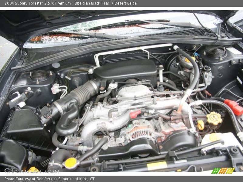 Obsidian Black Pearl / Desert Beige 2006 Subaru Forester 2.5 X Premium