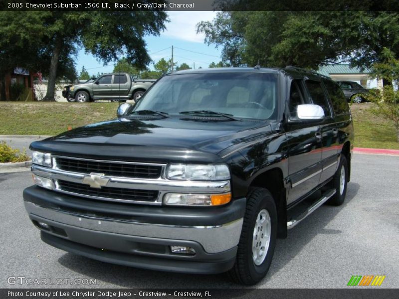 Black / Gray/Dark Charcoal 2005 Chevrolet Suburban 1500 LT