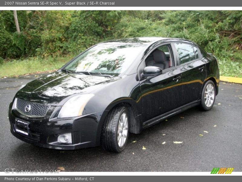 Super Black / SE-R Charcoal 2007 Nissan Sentra SE-R Spec V