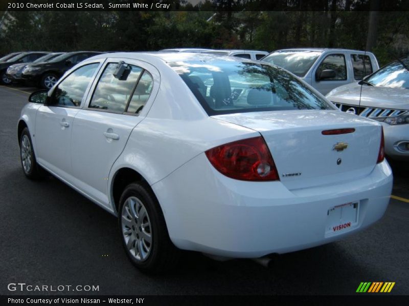 Summit White / Gray 2010 Chevrolet Cobalt LS Sedan