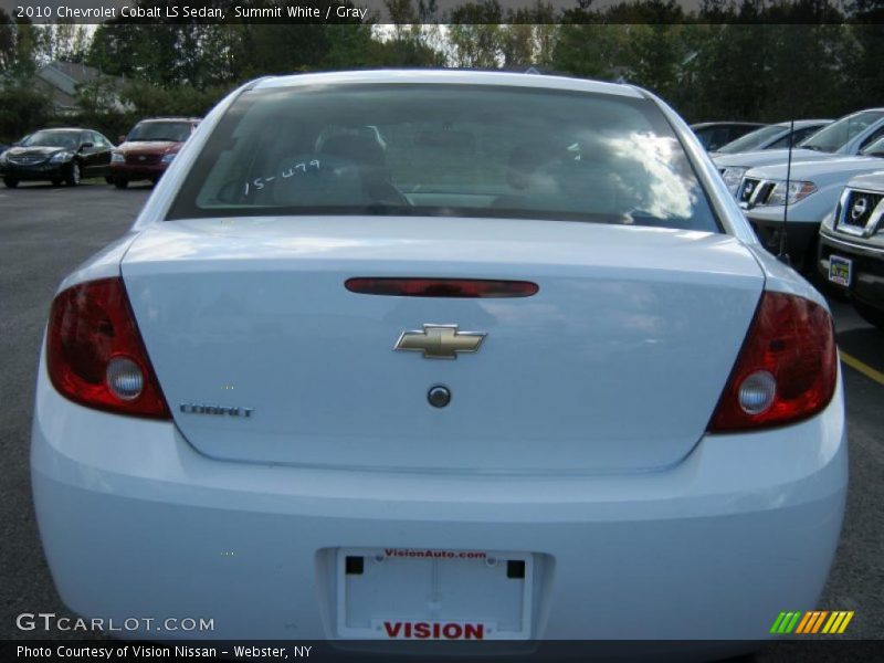 Summit White / Gray 2010 Chevrolet Cobalt LS Sedan