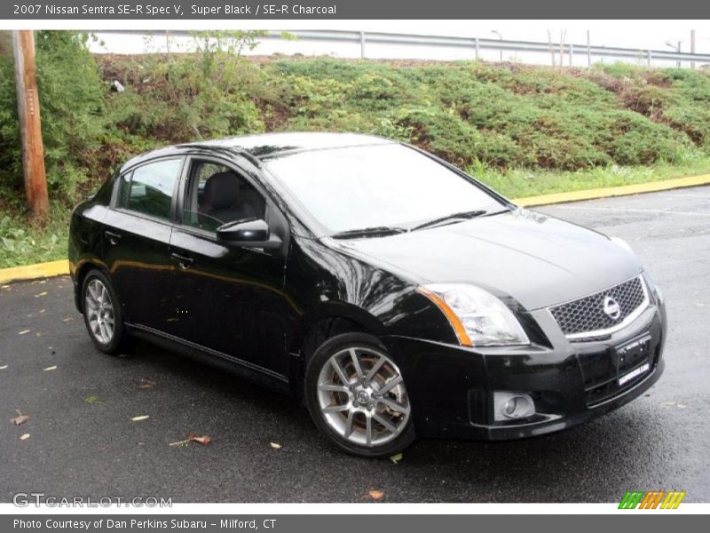 Super Black / SE-R Charcoal 2007 Nissan Sentra SE-R Spec V