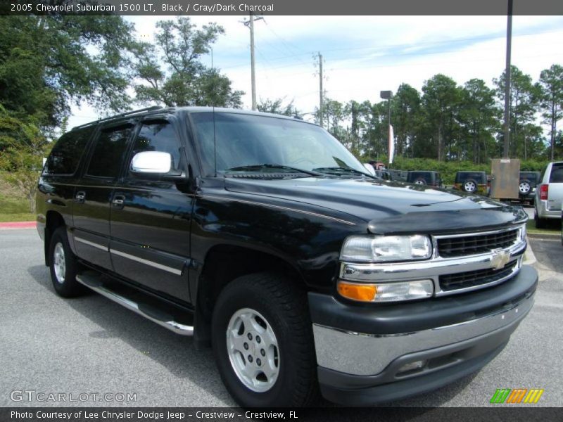 Black / Gray/Dark Charcoal 2005 Chevrolet Suburban 1500 LT