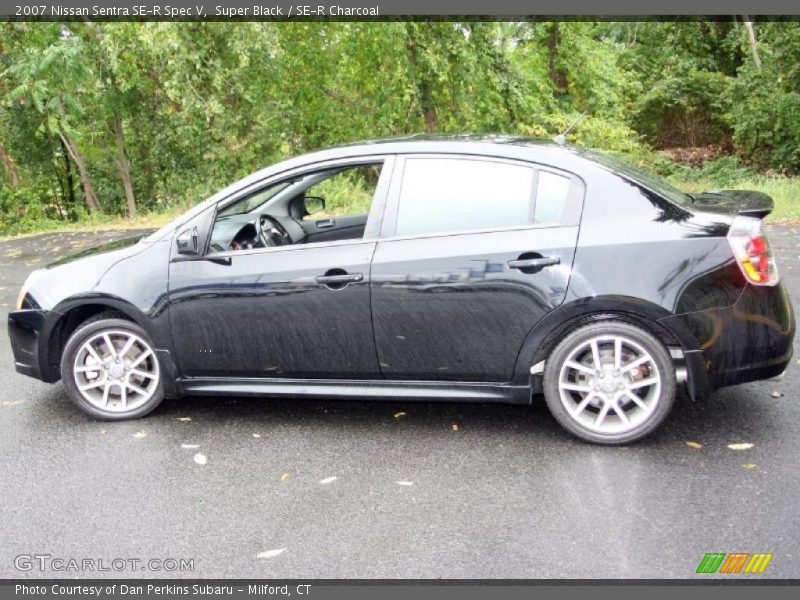 Super Black / SE-R Charcoal 2007 Nissan Sentra SE-R Spec V