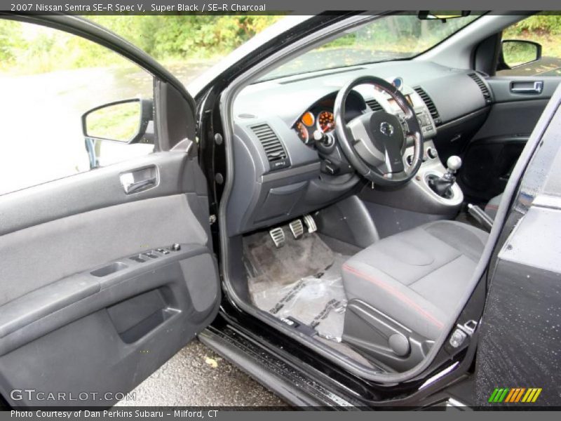 Super Black / SE-R Charcoal 2007 Nissan Sentra SE-R Spec V