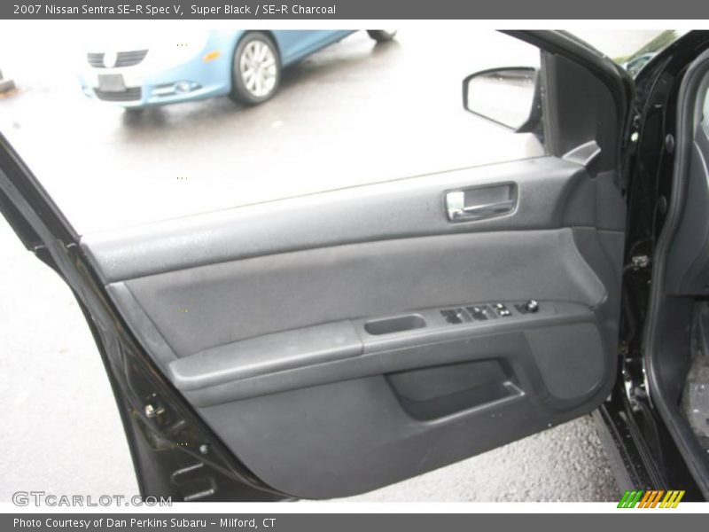 Super Black / SE-R Charcoal 2007 Nissan Sentra SE-R Spec V