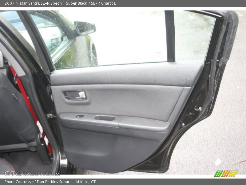 Super Black / SE-R Charcoal 2007 Nissan Sentra SE-R Spec V